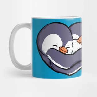 cute, funny and affectionate penguin Mug